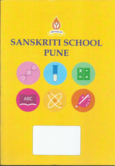 SS YELLOW KING SIZE SINGLE LINE 96 PAGES NOTEBOOK